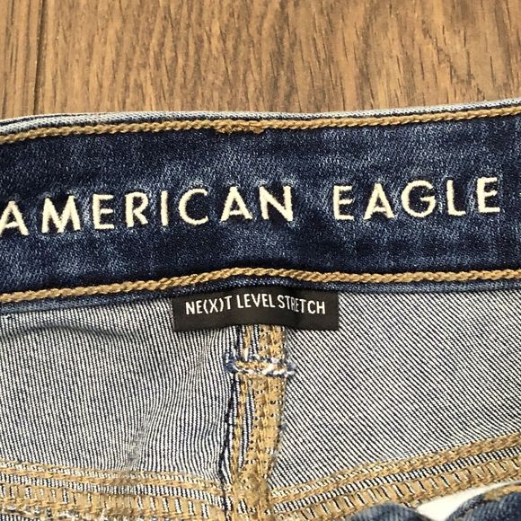 American Eagle 🦅 Women Denim Jeans Hi Rise Jegging - Picture 3 of 10
